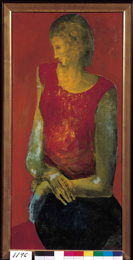 Mujer sentada