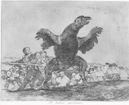 El buitre carnívoro