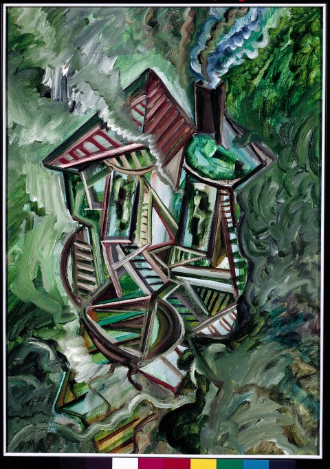 Casa en verde